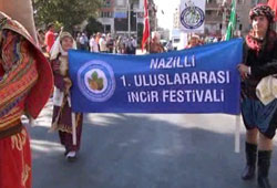 Kuru incir festivalle tanıtılıyor